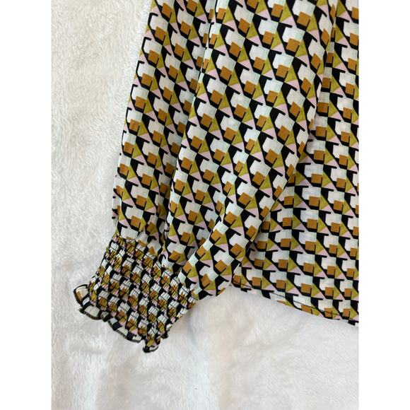 DR2 Daniel Rainn Abstract Hipster Button Shirt XL Retro - Picture 3 of 10